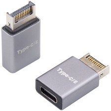 USB 3.1 Type E Male Front Panel Header to C 3.1 Female Data Converter Adapter