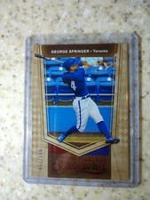 George Springer /100 2021 PANINI CHRONICLES TIMELESS TREASURES #16 BRAVES Red