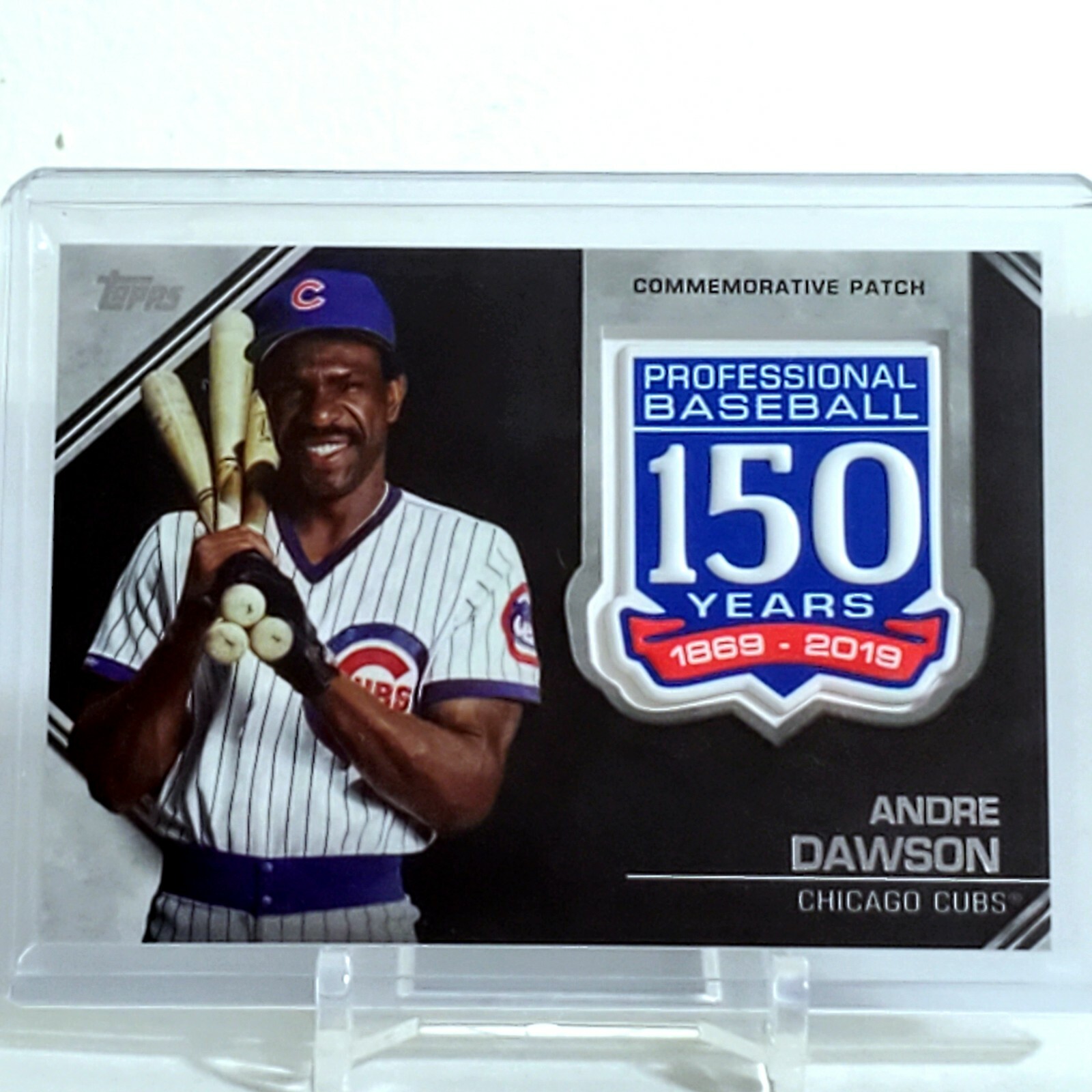 Andre Dawson 2019 Topps Update 150th Anniversary Commemorative Patch AMP-AD Cubs