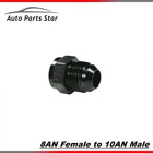 -8AN AN8 Female -10AN AN10 Male Flare Fitting Expander Adapter 8AN to 10AN Black