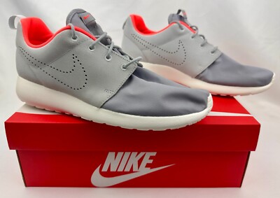 Nike Roshe One Premium Pure Platinum Athletic Sneakers 525234-011 Mens sz NIB