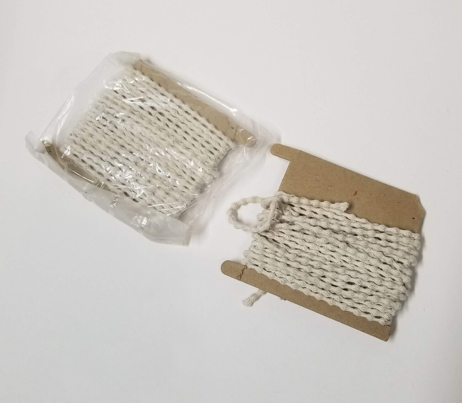 Sausage Bead Weights for Curtains or Drapery Vintage Fabric Covered