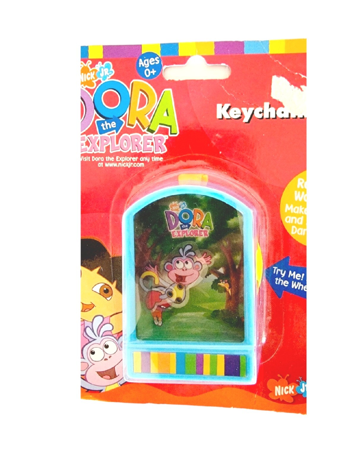Dora the Explorer Toy Keychain 2002 Spin Game Basic Fun New In Box NOS ...