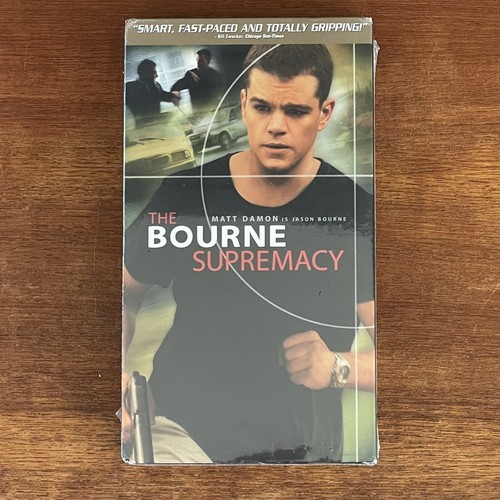 The Bourne Supremacy (VHS, 2004) New Old Stock Sealed - Picture 3 of 8