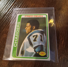 1978 Topps - #217 Chargers Fred Dean (RC) - Excellent Condition