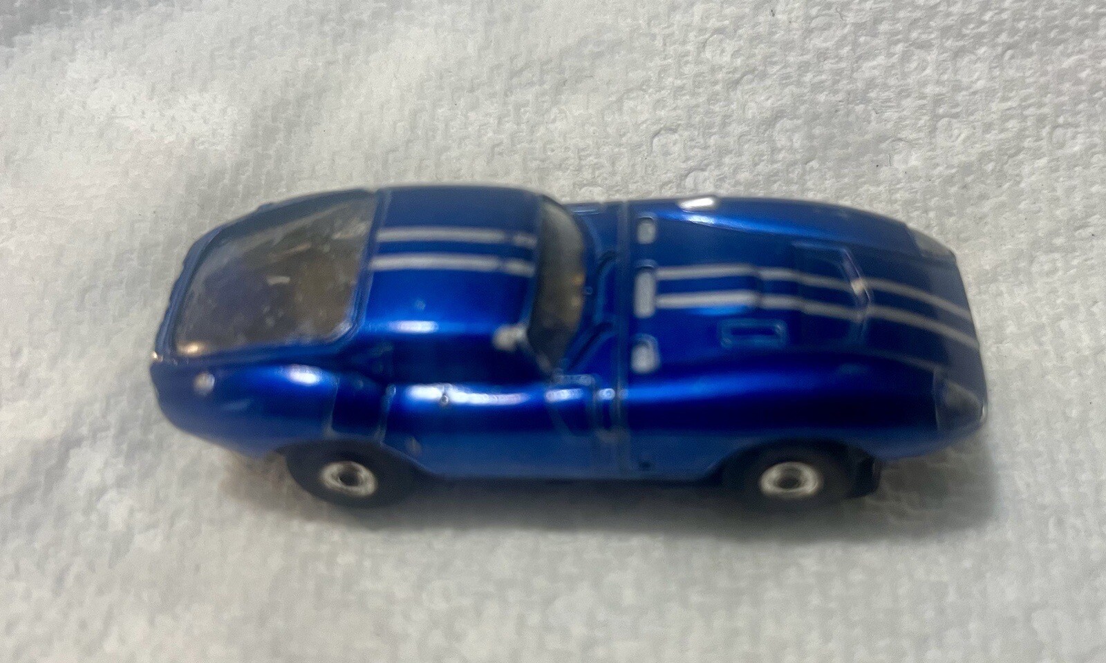 AURORA AFX Thunderjet 500 Blue COBRA GT HO SLOT CAR VINTAGE Tested And