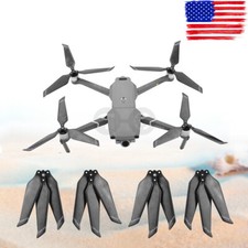 2 Pairs Carbon Fiber Propellers 3-Blade 8743F Low-Noise For DJI Mavic 2 Pro/Zoom