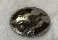 Vintage Belt Buckle Dragon Design