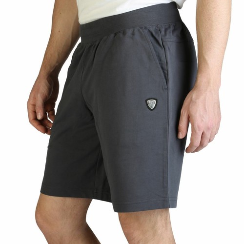 EA7 EMPORIO ARMANI Uomo Pantaloncini in Grigio 100% COTONE NUOVO | eBay