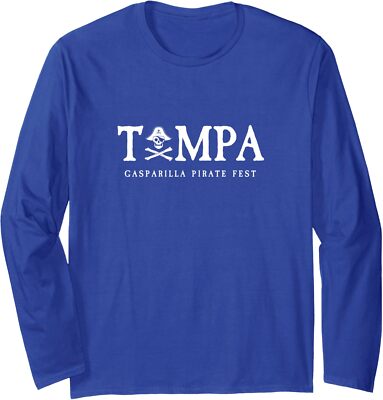 Tampa Gasparilla Pirate Fest Cool Tampa Florida Long Sleeve Tshirt