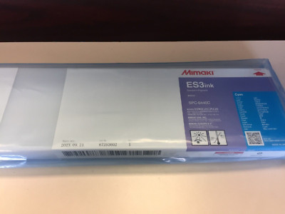 New Original Mimaki ES3 ink Cyan 440ML SPC-0440C, Expiry 2023.09.21