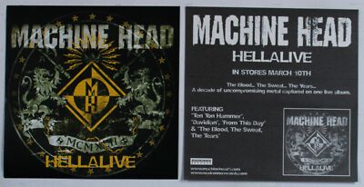 Machine Head Hellalive Rare Promosticker 2003