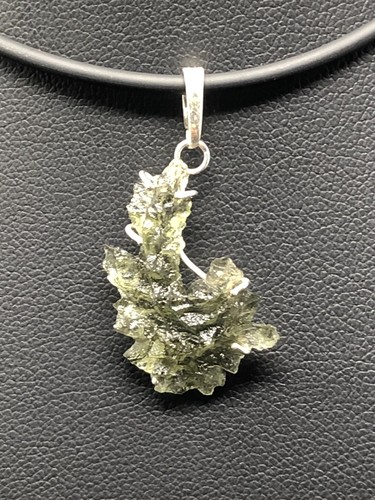 Moldavite 1.6g Silver Pendant ONLY 