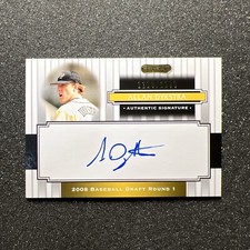 2008 Razor ALLAN DYKSTRA #123 Rookie AUTO 1113/1199 - BASEBALL CARD