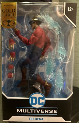 Mcfarlane DC Multiverse The Rival 7'' Action Figure Gold Label Injustice Society