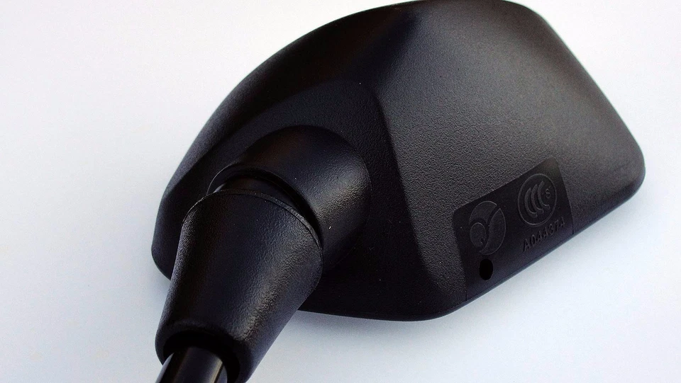 Black Angular Head Motorcycle Mirrors - Honda Nighthawk 250 450 550 650 700 750 - Image 4 of 4