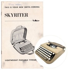 ORIGINAL Smith Corona Skyriter Typewriter Instruction Manual Vtg User (a) thumbnail