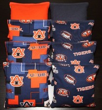 AUBURN University TIGERS CORNHOLE BEAN BAGS 8 ACA Regulation Bags Top Quality 