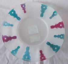 Yankee Candle COTTON TAILS CANDLE / TARRO BANDEJA Vidrio #1513889 Plate Tale