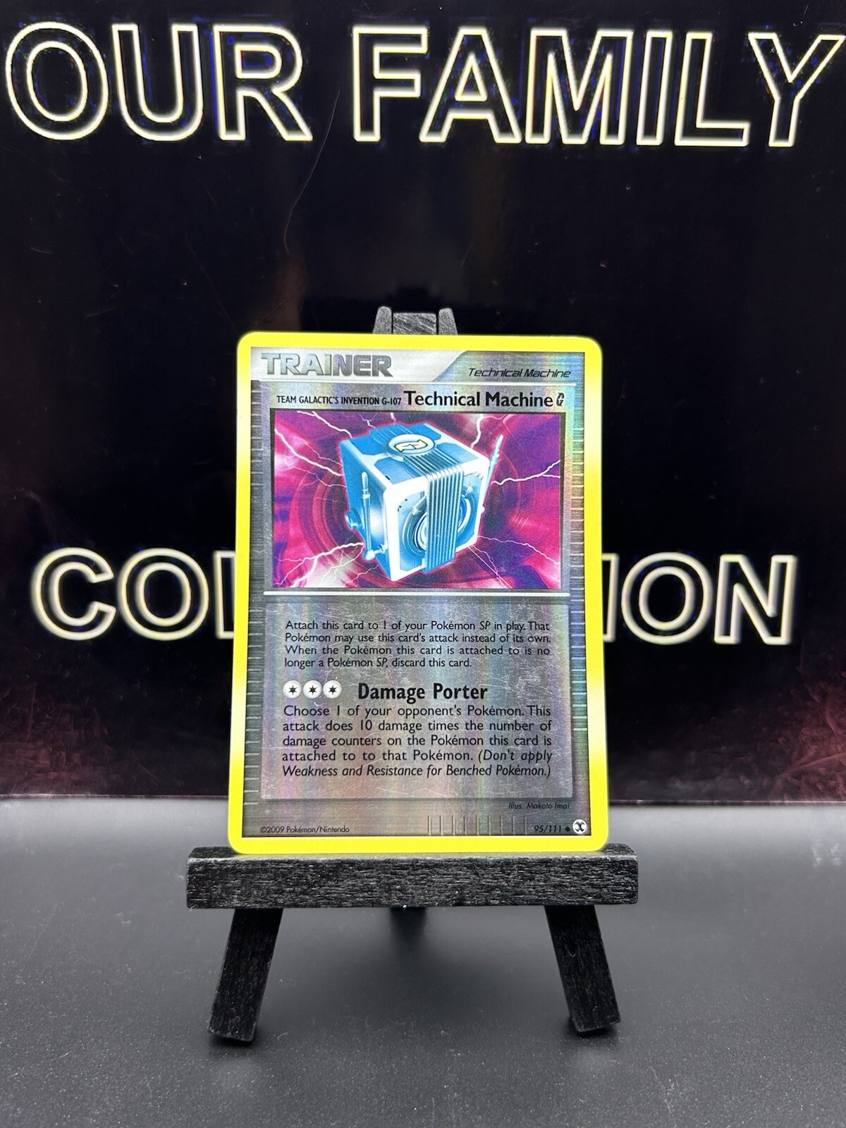 Team Galactic's Invention G-107 Technical Machine G 95/111 Pokemon Reverse Holo
