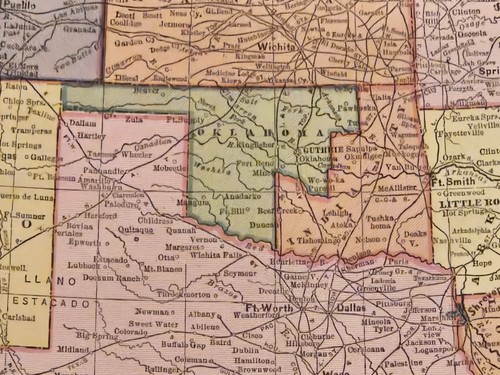 Antique 1904 United States Map with the Territories of Alaska,Oklahoma,Nevada,AZ - Picture 2 of 9