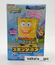Hanayama Crystal Gallery SpongeBob 34 Pieces 3D Jigsaw Puzzle Figure Sponge Bob