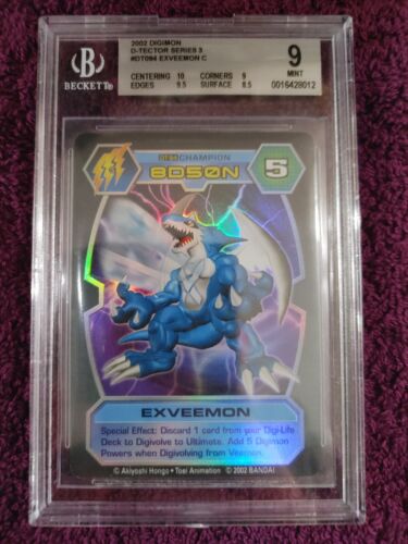 2002 Digimon D-Tector Series 3	ExVeemon C	BGS 9 - Picture 1 of 1