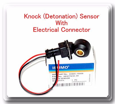 Knock (Detonation) Sensor W/ Electrical Connector Fits: Infiniti