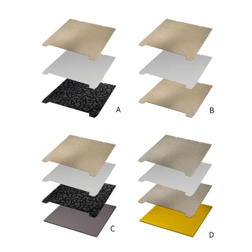 For CrealityK1 Upgrade Heated Bed PEO/PEI Sheet Double Sided Base
