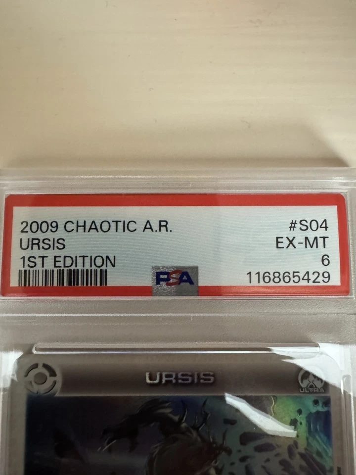 2009 Chaotic Ursis #S04 1st Edition PSA 6 EX-MT - Image 3 of 3