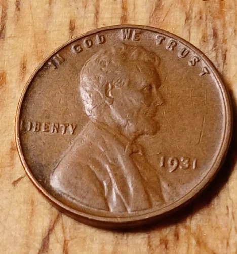 Lincoln Wheat Cent 1931 P VF #8