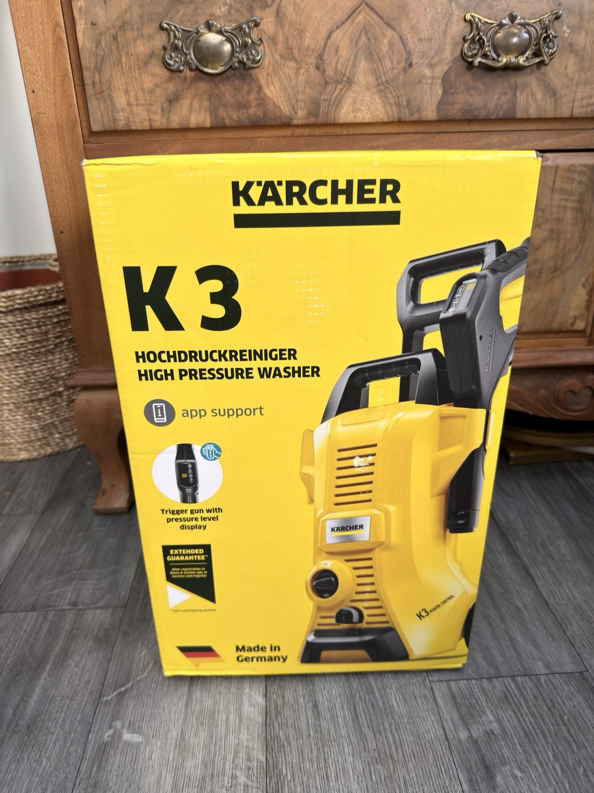 Karcher K 3 Power Control Pressure Washer 120 bar 240V-New,sealed!