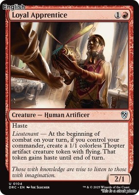 Loyal Apprentice NM [DRC - 104] EN