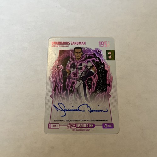 2026 Bo Jackson Battle Arena Unanimous Sandman Inspired Ink Hex #10/10