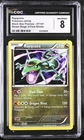 CGC 8 RAYQUAZA XY141 BLACK STAR PROMO STEAM SEIGE 3 PACK BLISTER POKEMON