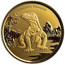 2022 Gold 1 oz Tokelau Komodo Dragon Prooflike 5790.95 per troy oz