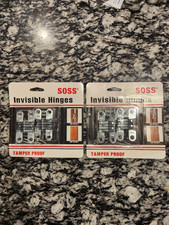 Charnière dissimulée Soss, matériau zamac/acier, PR 204CUS26D Soss 204CUS26D 4 charnières