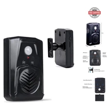 Motion Sensor PIR Speaker - Replaceable Sounds for Haunted Houses & Holidays