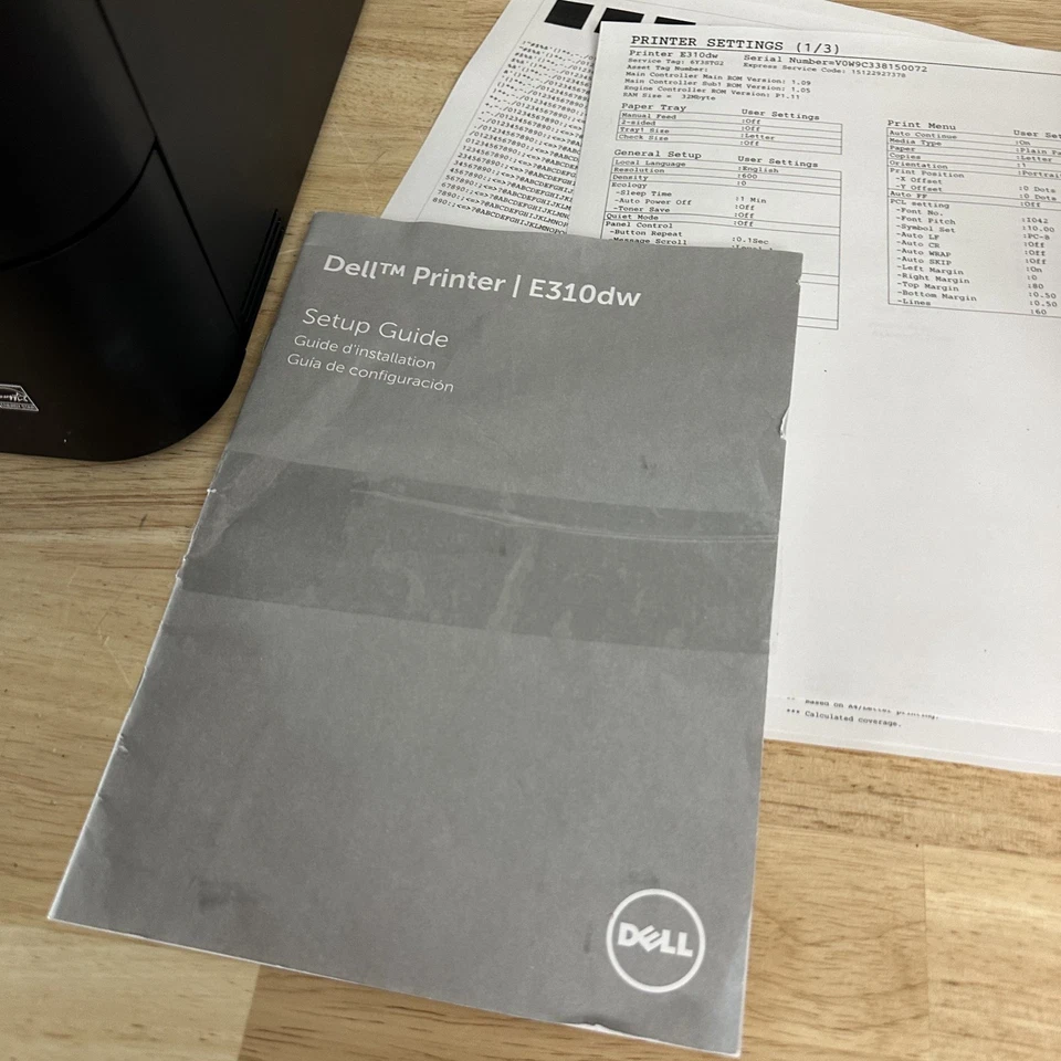 Беспроводной лазерный принтер Dell E310dw — дуплексный, Wi-Fi — всего 6 тыс. страниц — ПРОТЕСТИРОВАН - Изображение 2 из 4