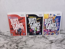 Just Dance, Just Dance 2, Just Dance 2016 (Nintendo Wii) READ