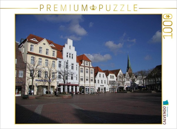 Calvendo Puzzle Marketplace In Lingen | 1000 Pieces, Finished Size 25.2 × 18.9 I-image