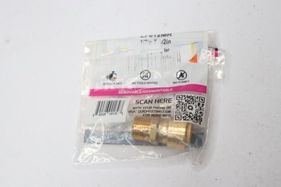 (1-Pk) Quick Fitting Probite Push Fitting Adapter 1/2'' X 1/2'' LF812MR