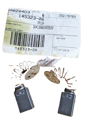 (2) GENUINE DeWalt 145323-06, 14532306 Meter Saw Carbon Brushes OEM
