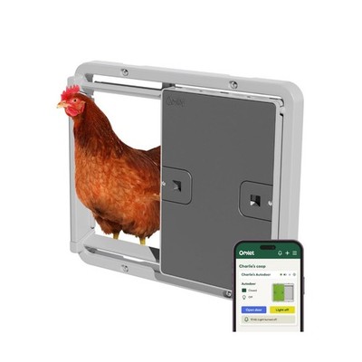 Omlet Smart Automatic Chicken Coop Door Opener | Wi-Fi Enabled | Programmable...