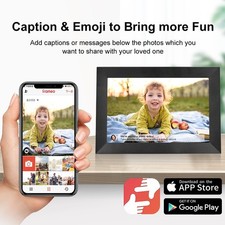 32GB 10.1 Inch Digital Photo Frame HD Touch Screen Electric Picture Frame APP