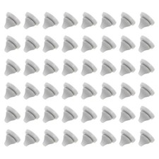 60pcs Silicone Shower Head Replacement Nozzles Fit 5mm Hole Light Grey