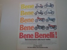 advertising Pubblicità 1979 BENELLI MINI MOTORELLA/G2 50/MAGNUM 3V/125 2C SPORT