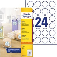 1-20X Avery Zweckform Kennzeichnungs-Etiketten, Durchmesser: 40 Mm