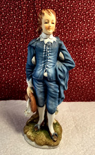 Vintage Lefton Blue Boy Ceramic Figurine Limi...