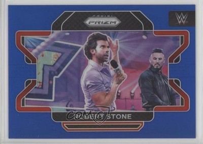 2022 Panini Prizm WWE Blue Prizm 103/199 Robert Stone #96 1u4d